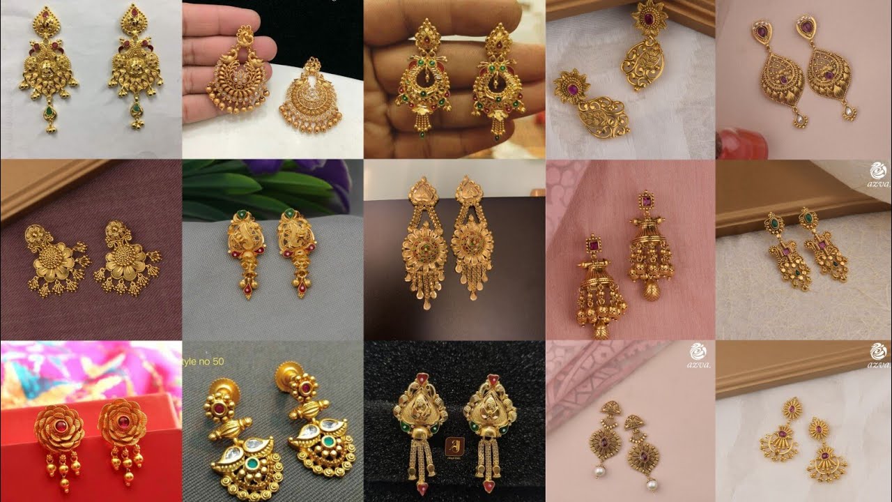 Gold Wedding Earrings - Buy Gold Wedding Earrings Online Starting at Just  ₹133 | Meesho